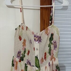 Verandah Floral Smocked Sundress XS